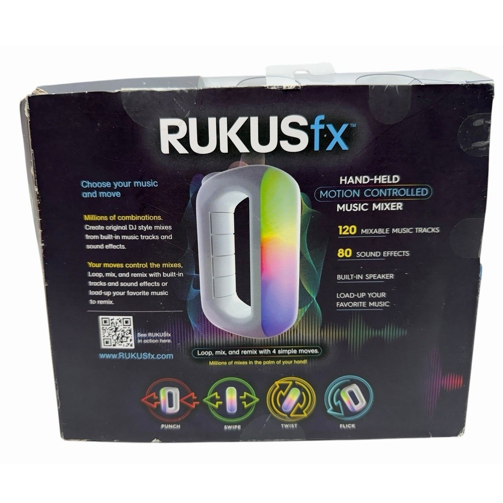 Just Play‎ RUKUS fx Handheld Electronic Game - White Damaged Box